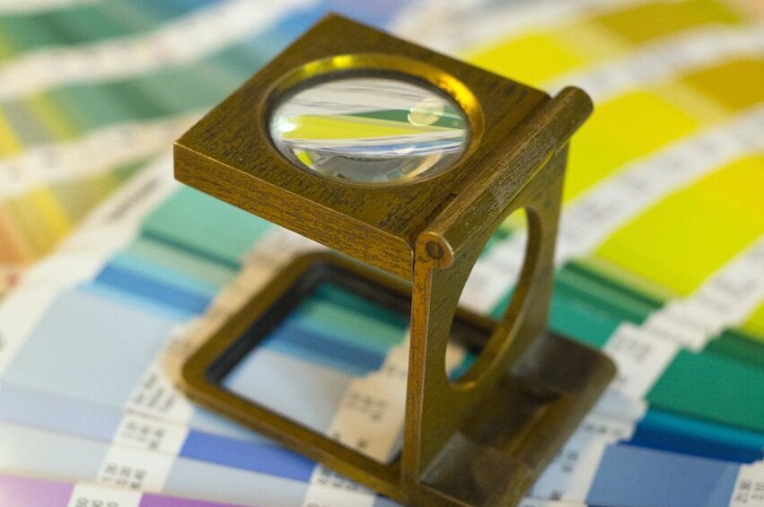 color chart, magnifying glass, printer-1175456.jpg