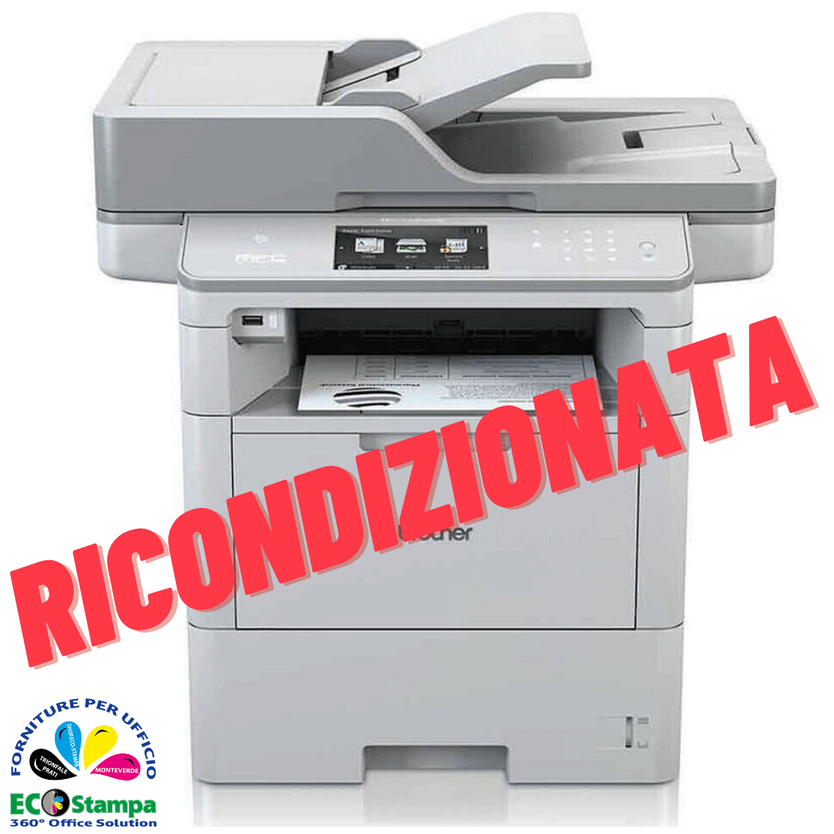 Multifunzione laser Brother ricondizionata da EcoStampa Roma